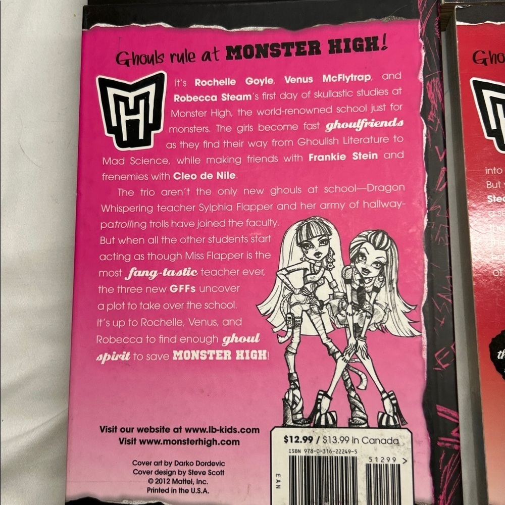 Monster High Book Bundle – 2 Hardcover + 4 Paperback Set collection - Picture 12 of 14